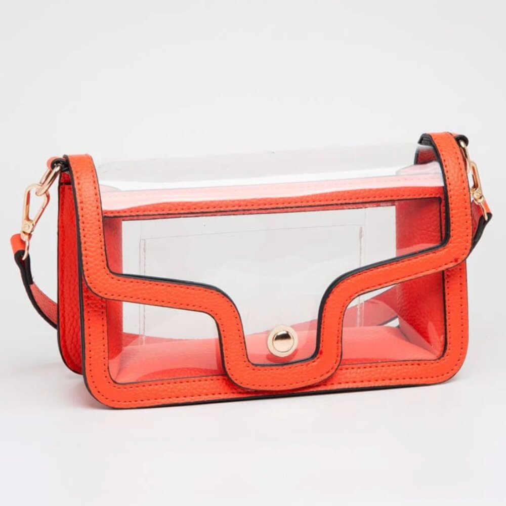 New Orange Clear Stadium-Approved Gameday Shoulder Bag Concert & Sports Event